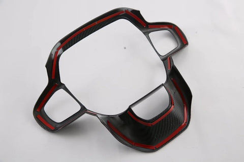 Ford Ranger ABS Carbon Fiber Steering Wheel Cover Trim (2023)