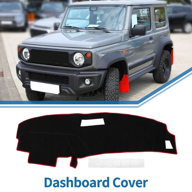 Ford Ranger 1989-1994 Sun Protector Pad Black Red Dashboard Cover Mat