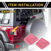Jeep Wrangler JL JLU (2018-2024) Pink Tail Light Side Cover Trim