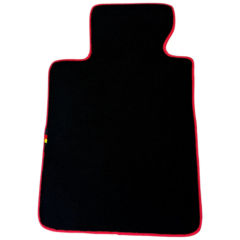 BMW 3 Series M3 E90 4-Door with Red Trim Black Floor Mats (2007-2013)