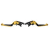 Kawasaki Z1000 ZX6R  Gold Extendable Brake Clutch Levers (2007-2018)