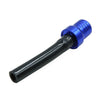 Motorcycle 2pcs Blue Motorcycle Fuel Tank Cap Valve Vent Hose Pipe Two Way