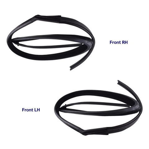 Door Glass Run Channel Rubber Pair LH+RH Fits Nissan Frontier D22 UTE 98-05 D11