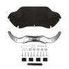 Harley Road Glide 9.5'' Windshield Windscreen & Chrome Trims (2004-2013)