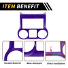 Jeep Wrangler JK JKU (2011-2017) Purple Console Dashboard Cover Trim