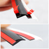Car Bumper Fender Trim Black 5M Rubber Seal Strip Weatherstrip