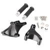 Harley XL883 XL1200 XL48 Passenger Footrest Rearset w/ Bracket (2014-2016)