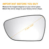 KIA Ceed Left Side Heated White Mirror Glass (2012-2018)