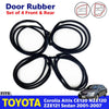 4x Door Rubber Weatherstrip Fits Toyota Corolla Altis CE120 ZZE121 ZZE122 4D D05