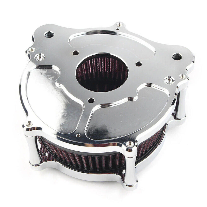 Harley Touring Electra Street Glide Road King CNC Chrome Air Cleaner (08-16)