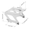 Harley Low Rider Chopped Trunk Backrest Rack Solo Mount (2018-2025)