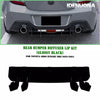 Subaru BRZ, Toyota GR86 Gloss Black Rear Bumper Diffuser Lip (2022-2024)