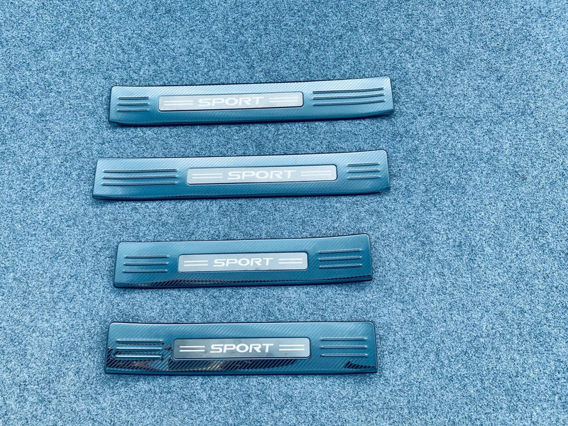 Toyota Highlander Carbon Fiber Outer Door Sill Trim Protector Cover (2020-2023)