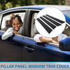 Porsche Panamera 4 x Pillar Window Trim Cover Carbon Fiber (2010-2016)