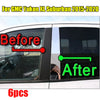 GMC Yukon XL Suburban 6x Chrome Pillar Trim Door Cover Mirrored Post (2015–2020)