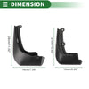 Honda Fit (2015-2020) - Front & Rear Set Mud Flaps Splash Guards