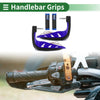 Motorcycle Hand Grips Aluminum Alloy Blue