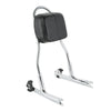 Harley Softail Fat Boy Chrome Detachable Sissy Bar Backrest (2000-2017)
