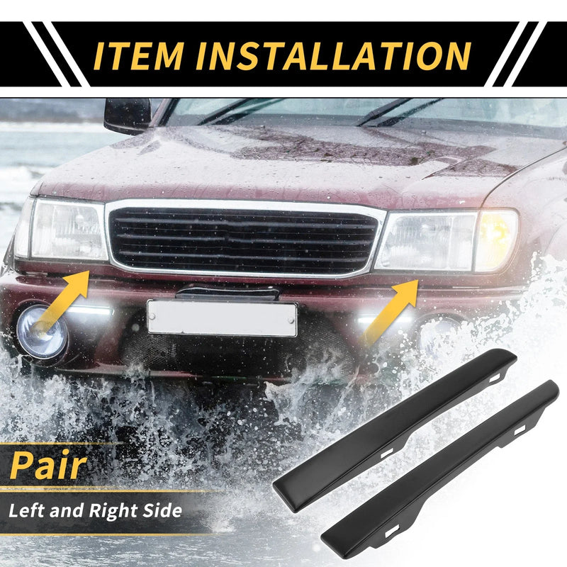 Toyota Tacoma 4WD Pair 2 x Front Bumper Grille Headlight Filler