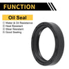 Rotary Shaft Seal NBR Rubber Oil Seal 40x50x10mm 5 Pcs