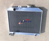 Jeep Willys 3 Row Aluminum Radiator + Fan (1941-1952)