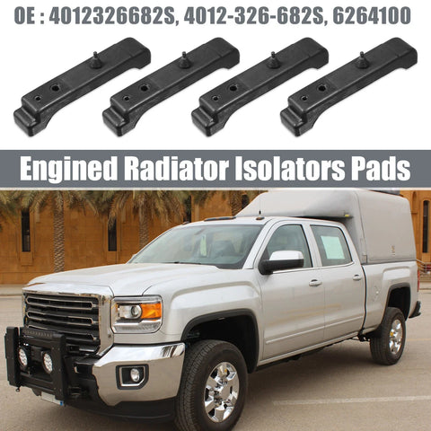 Apollo 4x Engine Radiator Isolators Pads (1973-1975)