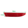 BMW X3 Rear Left Bumper Reflector Red Lens (2011-2017)