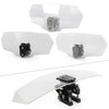 Universal Clear Adjustable Windshield Extension Spoiler Deflector (N/A)