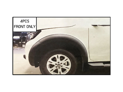 Nissan Navara Front Matte Black Fender Flares (2021-2022)