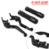 Thruxton / Street Cup Black Extendable Brake Clutch Lever Grip Set (2016-2023)