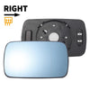 BMW 3 Series E30 E36 Right Side Blue Mirror Glass w/ Back Heated