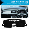 Audi A1 (2012-2018) Black Polyester Non-Slip Dashboard Cover