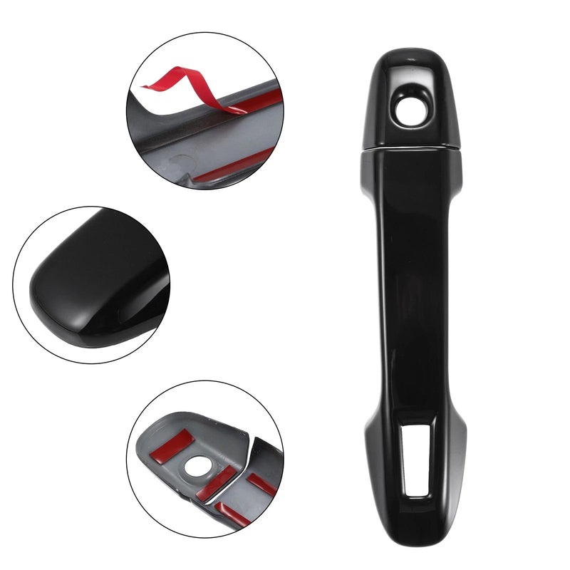 Subaru Impreza Sedan Hatchback 4 x Black Exterior Door Handles (2008-2011)