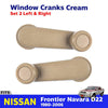 Window Crank Cream Pair Fits Nissan Frontier Navara D22 Pickup Truck 1998-05 D06