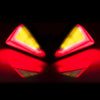 Motorcycle Amber Red Flush Mount LED Turn Signal Lights