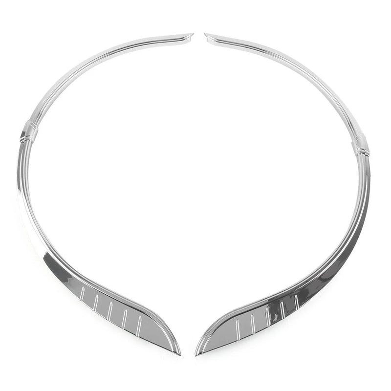 Harley Tri-Glide Ultra Rear Fender Flares Trim Accent Chrome (2009-2023)
