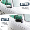 BMW E39 E46 Pair Rearview Mirror Cover Cap Black (1998 - 2005)