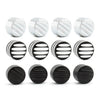 T120 Thruxton Scrambler Street Cup Billet Head Bolt Cover Caps Black