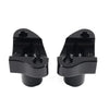Harley Dyna Sportster Softail 2" Straight Handlebar Risers Black
