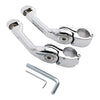 Harley Chrome 1-1/4" Pegstreamliner Long Angled Highway Guard Foot Pegs