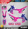Honda CRF 110 Active Pink Style Decals Full Kit (2013-2018)