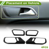 Ford Bronco (2021-2025) - 4 Pcs Interior Door Handle Bowl Cover Trim