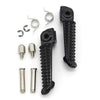 Yamaha YZF R1 R1M R1S Black Front Footrest Pegs (2015-2023)