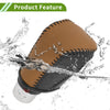 Honda Civic (2016-2021) - Brown Black Faux Leather Car Gear Shift Knob Cover