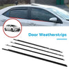 Toyota Corolla Sedan 4x Window Weather Strip Seals (2009-2012)