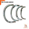 Isuzu MU-X MUX 8pcs 3" Slim Matte Black Fender Flares (2021-2024)