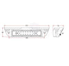 LED Flood Light Dual Colour White/Red with Anti-bug Light Mako Series