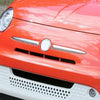 Fiat 500 Chrome Front Bumper Upper Grill Trim Cover (2007-2015)