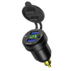 BMW Dual USB Adapter Charger Socket Voltage Meter