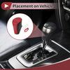 Honda Accord 2008-2012 Black Red Leather Gear Shift Knob Cover